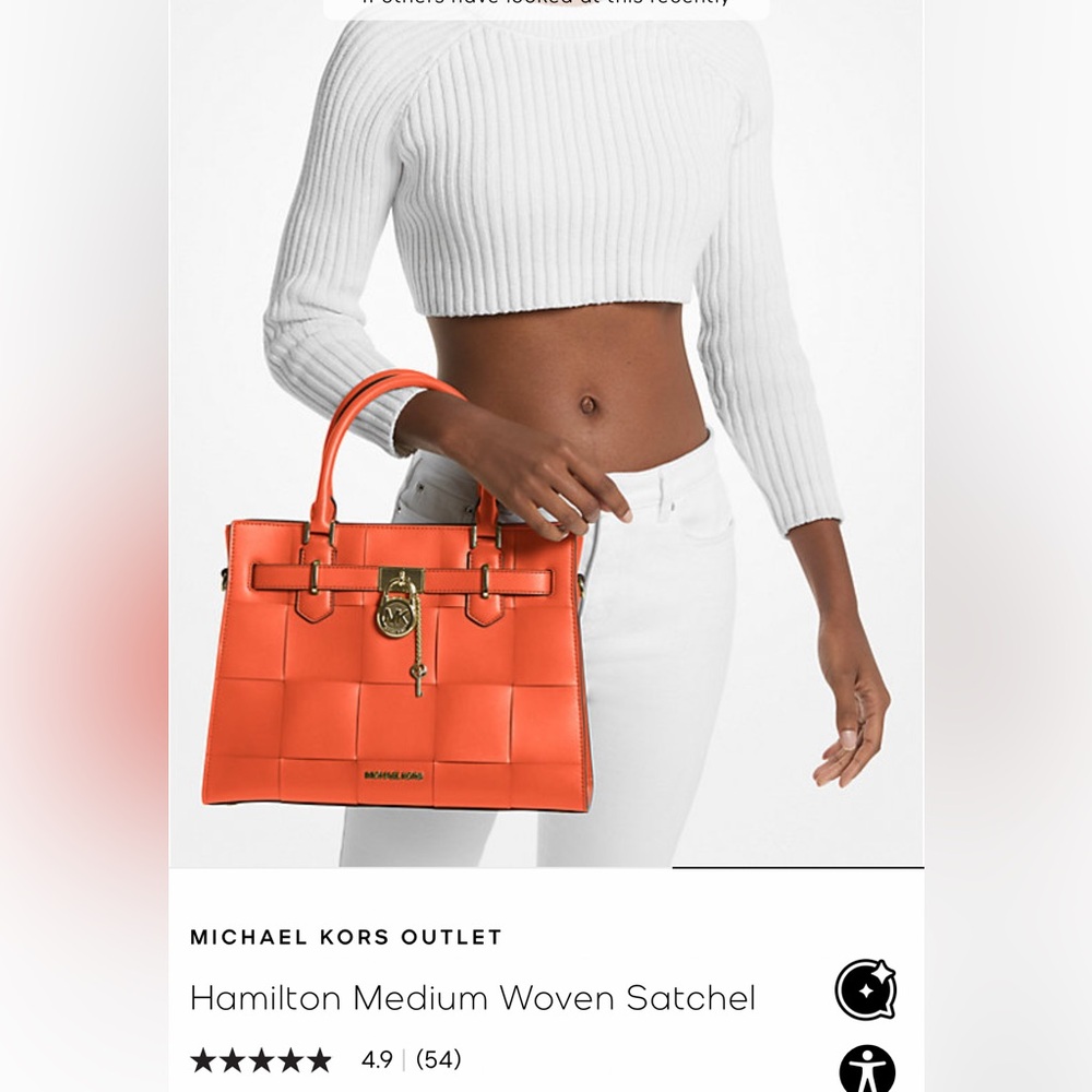 Michael Kors Bold Orange Satchel and Wallet Set - Picture 13 of 14